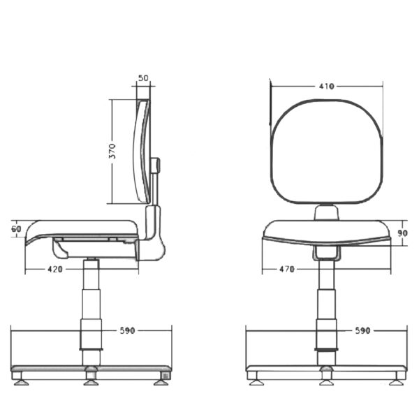 Cadeira Ergonômica | PRODAIR 14 EA EXT - Image 4