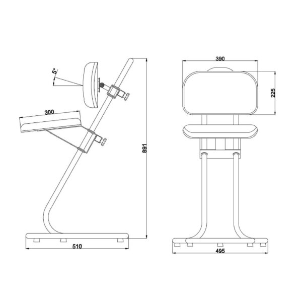 Banco Semi-Sentado | PRODAIR 20EF PLUS - Imagem 5
